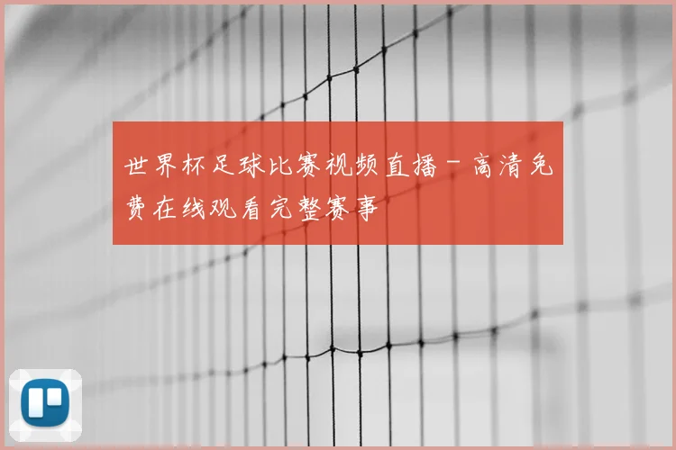 世界杯足球比赛视频直播 - 高清免费在线观看完整赛事