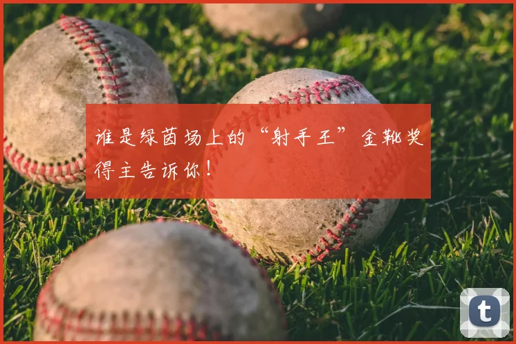 谁是绿茵场上的“射手王”金靴奖得主告诉你!